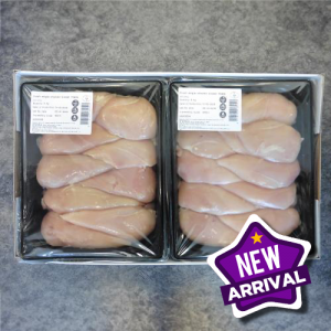 Fresh 200g Plus Chicken Fillets With Inners Attached 2x5kg 