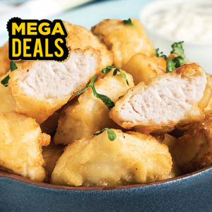 Coosters Battered Chicken Bites 10x1kg