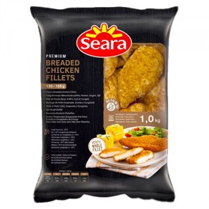 Seara Premium Breaded Chicken Fillets 10x1kg (130-160G)