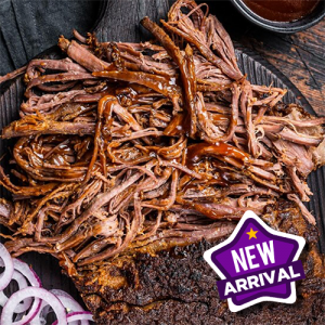 Mckeown's Frozen Cooked BBQ Pulled Beef 2x2.5kg