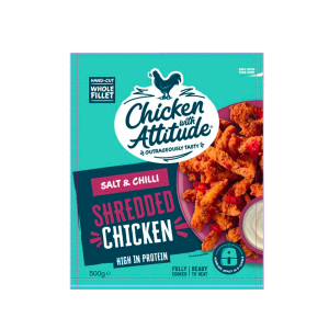 Vista Salt & Chilli Shredded Chicken (Chicken With Attitude) CWA 10x500g