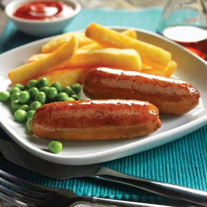 McWhinney's Gluten Free Pork Sausages 4s 1x10lbs