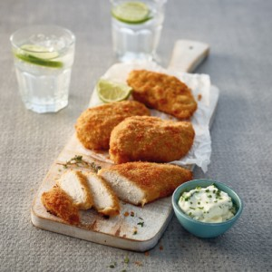 Glenhaven Breaded Chicken Fillets 4x1.25kg (155g)