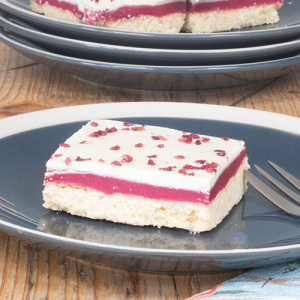 Cobbs Raspberry & White Chocolate Millionaire Slice 1x20