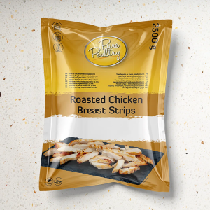 Pure Poultry 10mm Roasted Strips 4x2.25kg