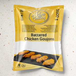 Pure Poultry 40g Battered Chicken Goujons 5x1kg