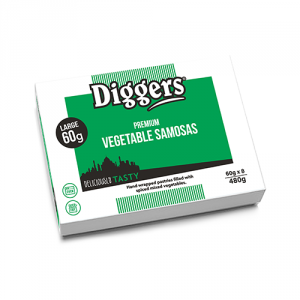 Diggers Vegetable Samosas 10x8x60g