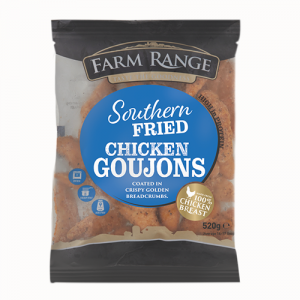 Farm Range Southern Fried Breaded Chicken Goujon 10x520g