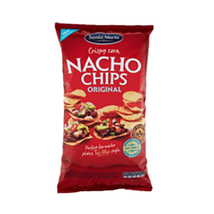 Santa Maria Round Nacho Chips 12x475g