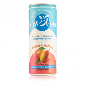 Now Coco Peach & Mango Flavoured Coconut Water 12x250ml