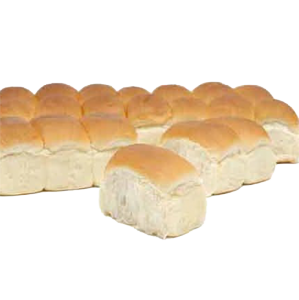 Ashers Batch Rolls White Mini 1x75