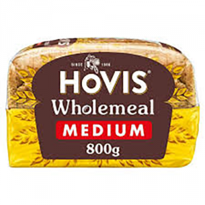 Medium Sliced Pan Loaf Wholemeal 8x800g