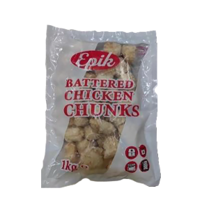 Epik Battered Chicken Chunks 5x1kg