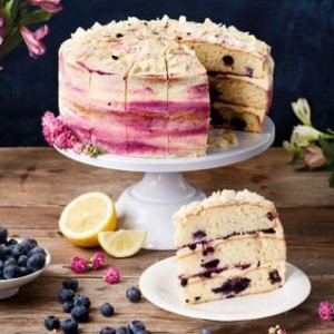 Chefs' Selections Blueberry & Lemon Triple Layer Cake 1x16ptn