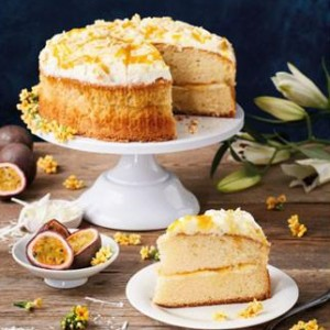 Chefs' Selections Passion Fruit & White Chocolate Cake 1x16ptn