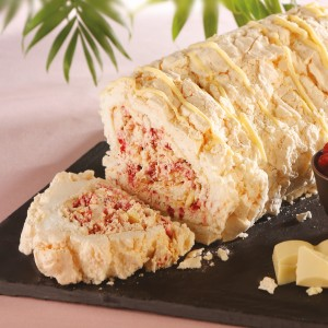 White Chocolate & Raspberry Roulade 2x10ptn