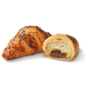 Frozen Ready To Bake Fine Butter Cocoa & Hazelnut Filled Croissant 40x90g