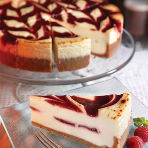 Raspberry White Choc Cheescake 2x14ptn