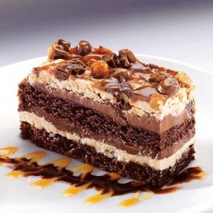 Chocolate Peanut Butter Stack 8x8ptn