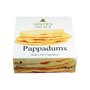 Gold Palace Poppadums 12x1kg