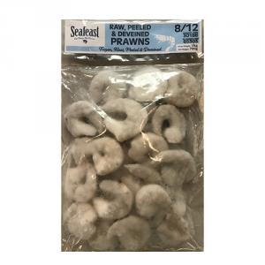 Seafeast Vannamei Prawns 10x1kg PD 8/12