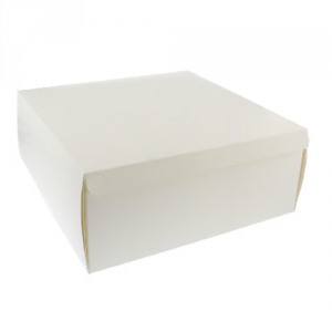 White Cake Box 10"x10"x4" (1x125)