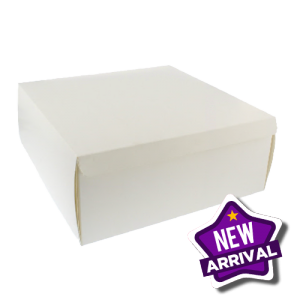 White Cake Box 12"x12"x4" (1x100)