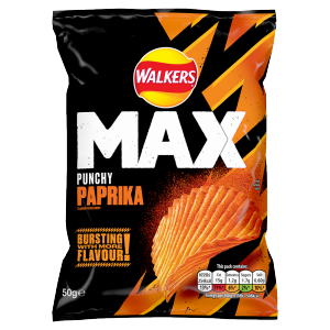 Walkers Max Paprika 50g 1x24