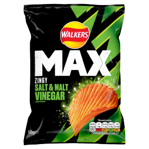 Walkers Max Salt&Vinger 50g 1x24