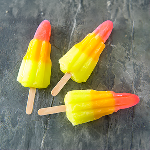 Rocket Shape Space Runner Ice Lollies 30x60ml