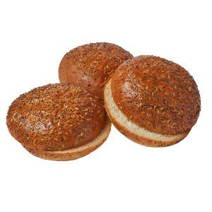 Tennessee Grillhouse Bun Glazed, Seeded and Sliced 8x6 (Speciality Breads)