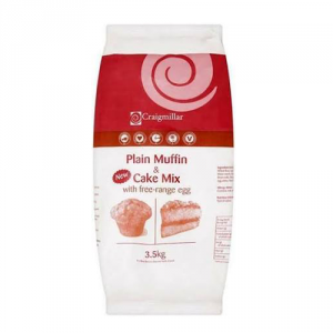 Craigmillar Plain Muffin & Cake mix 4x3.5kg