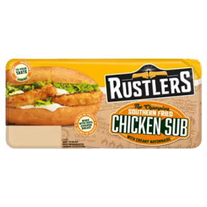 Rustlers Southern Fried Chicken Sub 4x158g