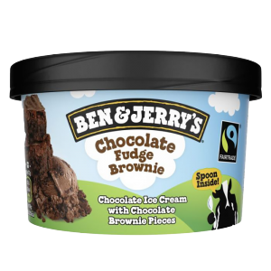 Ben & Jerry's Chocolate Fudge Brownie 100ml Tubs 1x12