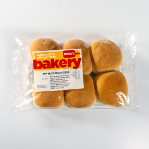 Berties Bakery 6 White Mini Sliders 8x6pack