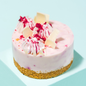 French Village Individual Cheesecakes 1x12 (Raspberry & White Chocolate)