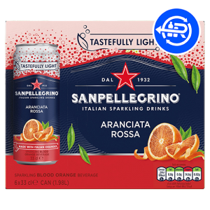 San Pellegrino Aranciata Rossa Can 4x6x330ml