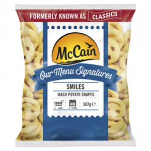 McCain Potato Smiles 10x907g