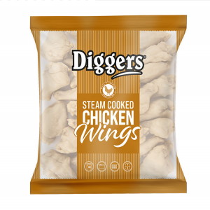 Diggers Cooked Chicken Wings 5x1kg