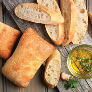 Chefs' Selection Ciabatta White Roll 50x120g
