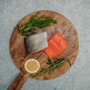 Keenan Seafood Salmon Portions Skin On 20x200g *Per Order*