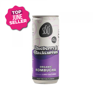 Sisu Blueberry and Blackcurrant Kombucha (24x250ml)