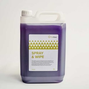 Spray & Wipe Sanitising 4X5LT