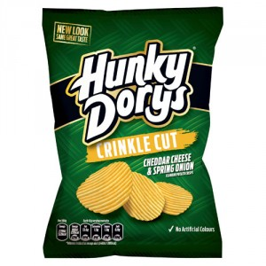 Hunky Dory's Cheese & Onion 12x135g