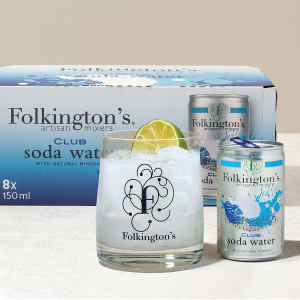 Folkingtons Club Soda 3X8X150ML (CAN)