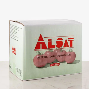 ​Alsat 20kg Chopped Tomatoes Bag In A Box