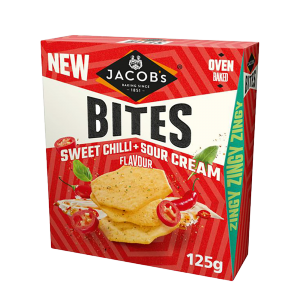 Jacob's Sweet Chilli & Sour Cream Flavour Bites 10x125g
