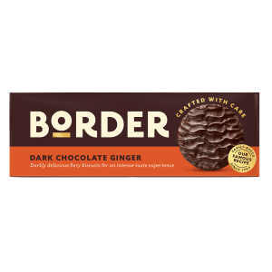 Border Dark Chocolate Ginger Biscuits 14x150g