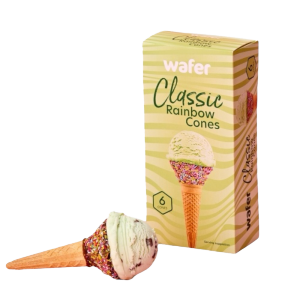 Classic Rainbow Cones 10x6 pack