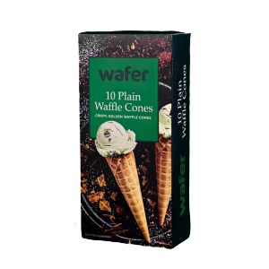 Wafer Plain Waffle Cones 12x10pack